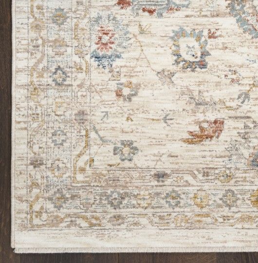 Nourison Home™ Antique Fusion Ivory 5'x8' Style 2 Area Rug-3