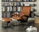 Stressless® by Ekornes® Customizable Admiral Large Cross Base Recliner with Ottoman-1