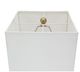 A & B Home Brown/White Square Table Lamp-4