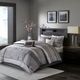 Olliix by Madison Park Rhapsody 7 Piece Grey/Taupe California King Comforter Set-5