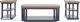 Signature Design by Ashley® Landocken 3-Piece Brown/Blue Table Set-1