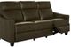 La-Z-Boy® Quinault Dark Chocolate Leather Power Reclining Sofa with Headrest-1