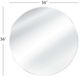 Bassett Mirror Lycoming Silver Clear Wall Mirror-4