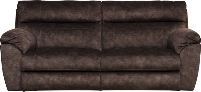 Catnapper® Sedona Mocha Power Headrest with Lumbar Power Lay Flat Reclining Sofa-0