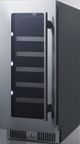 Summit® Classic Collection 3.2 Cu. Ft. Stainless Steel Wine Cooler-2