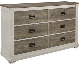 Mazin Furniture Arcadia 4 Piece White/Weathered Gray Twin Bedroom Set-3