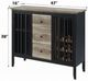 ACME Furniture Zudora Antique Oak/Sandy Black Server-4