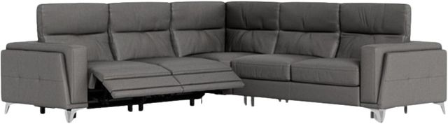 Palliser® Furniture Customizable Paolo 4-Piece Power Reclining Sectional with Double Sofa Bed-2