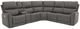 Flexsteel® Carter 6-Piece Smoke Power Reclining Sectional with Power Headrests and Lumbar-0