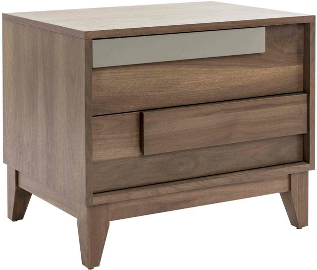 VieBois Coffee/Titanic Gray Night Table-0