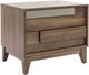VieBois Coffee/Titanic Gray Night Table-0