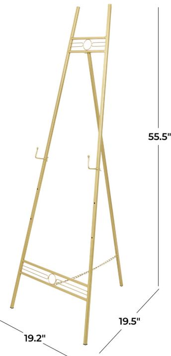 Deco Marche Gold Geometric 3-Tier Display Easel-3