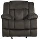 Homelegance® Laurelton Chocolate Manual Glider Recliner-2