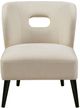 Olliix by Madison Park Bartlett Cream Armless Accent Chair-0