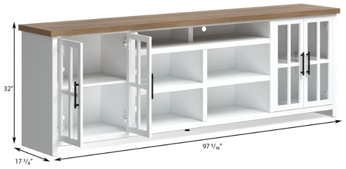 Legends Home Hampton Jasmin TV Stand - Thumbnail 5
