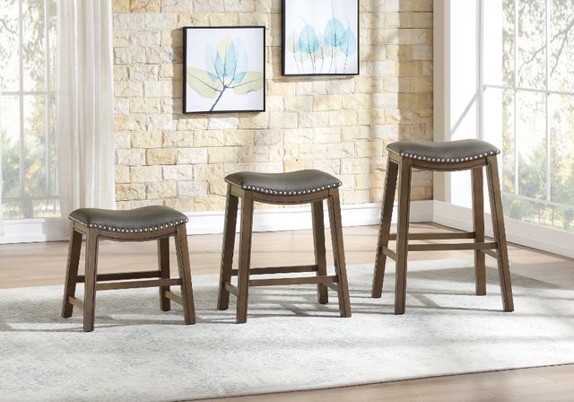 Homelegance® Ordway Brown/Gray 29" Bar Stool-1