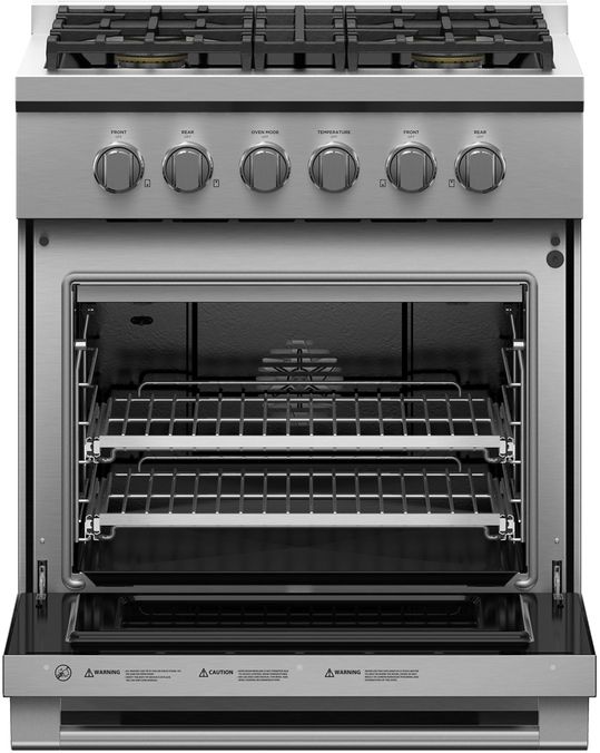 Fisher & Paykel Professional Series 7 30" Stainless Steel Pro Style Gas Range-1