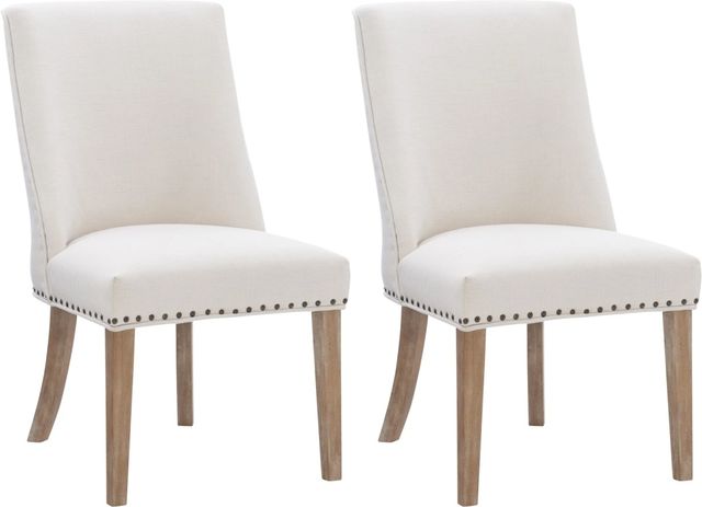Powell® Auden 2-Piece Natural Dining Chair Set-0