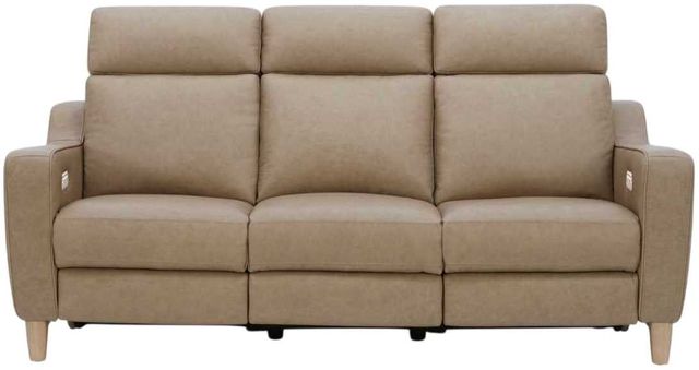 Liberty Furniture Como Dakota Camel Leather Zero Gravity Power Reclining Sofa-0