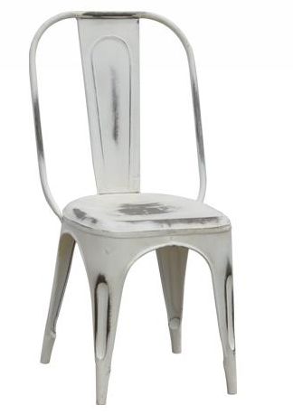 Jaipur Furniture Station Master White Chair-0