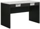 Crown Mark Rangley Black Writing Desk with White Surface-0