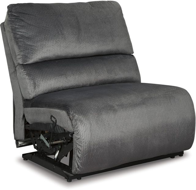 Signature Design by Ashley® Clonmel 6-Piece Charcoal Reclining Right-Arm Facing Sectional and Chaise with Console-1