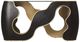 Hooker® Furniture Melange Even and Flow Black/Gold Console Table with Smoked Glass Top-2