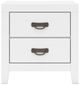 Signature Design by Ashley® Binterglen White 2-Drawer Nightstand-1
