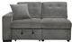 Mazin Furniture Logansport Gray 2-Piece Sectional with Pull-out Ottoman-4