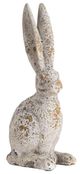 A & B Home Weathered Cream Rabbit Statue-0
