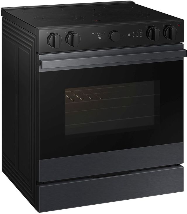Samsung Bespoke 30" Matte Black Steel Slide In Electric Range-2