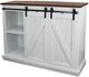 American Heartland Manufacturing Rustic Two Tone Brown/White Tall Quaint TV Stand-2