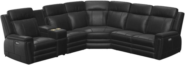 Palliser® Furniture Customizable Asher 6-Piece Power Reclining Curved Sectional-0