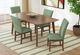 Elements International Santa Barbara 5-Piece Avocado/Walnut Rectangular Dining Set-1