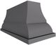 Vent-A-Hood® Designer Series 66" Gunsmoke Island Range Hood-4