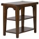 Liberty Furniture Aspen Skies Russet Brown Chair Side Table-0