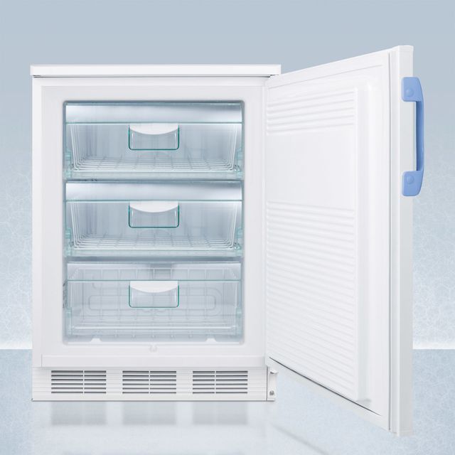 Accucold® by Summit® MED2 Series 24" 3.2 Cu. Ft. White Built In All Freezer-3