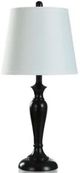 Stylecraft 3-Piece Oiled Bronze/White Lamp Set-2