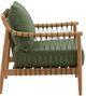 Dovetail Furniture Tahoe Green/Natural Fabric/Wooden Sofa Chair-3