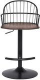 Armen Living Edward Black/Walnut Bar Stool-3