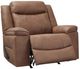 Signature Design by Ashley® Streamlight Caramel Manual Rocker Recliner-2