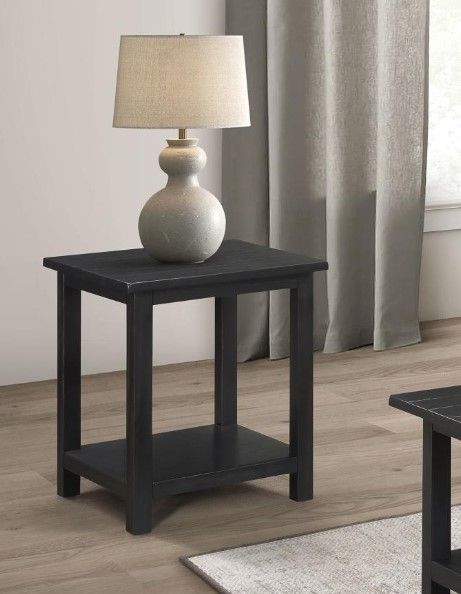 Coaster® Payne Java End Table with Shelf-1