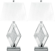 Signature Design by Ashley® Prunella 2-Piece Silver Table Lamp Set-0