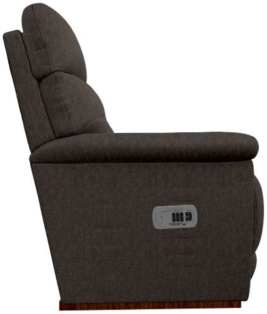 La-Z-Boy® Fulton Chocolate Power Rocking Recliner with Headrest-3