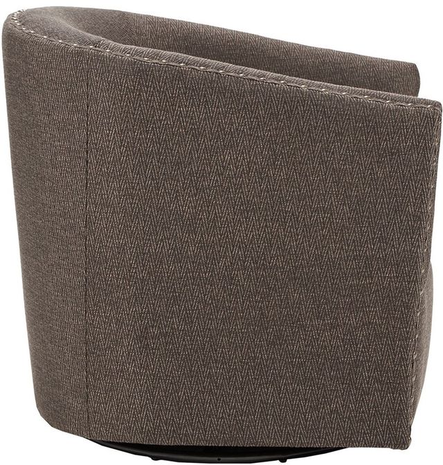 Olliix by Madison Park Chocolate Tyler Swivel Chair-3