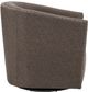 Olliix by Madison Park Chocolate Tyler Swivel Chair-3