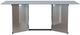 Coaster® Emery Silver Dining Table with Black Base-3
