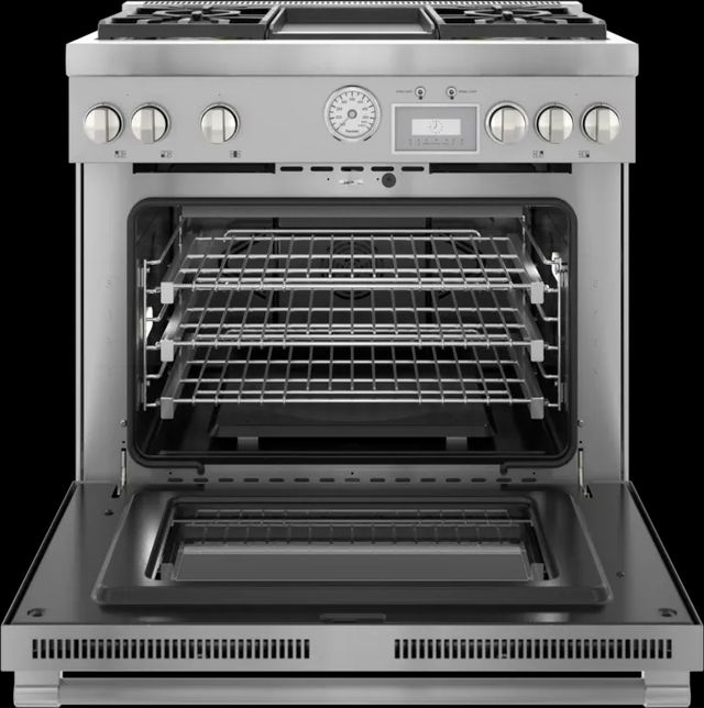 Thermador® Pro Grand® 36" Stainless Steel Pro Style Dual Fuel Natural Gas Range-1