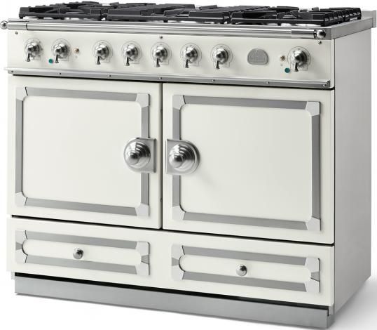 La Cornue CornuFé 110 43" Pure White Pro Style Dual Fuel Range-1