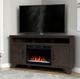 Legends Home Real Cozy Sonoma Java 64" Corner Fireplace Console-1